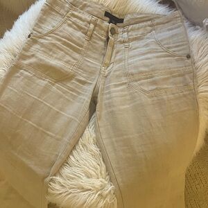 Sanctuary Natural Linen Pants